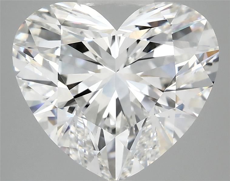 4.96ct Heart F VVS2 Lab-Grown Diamond