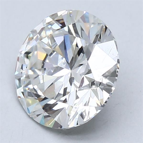 2.5ct Round F VVS2 Lab-Grown Diamond