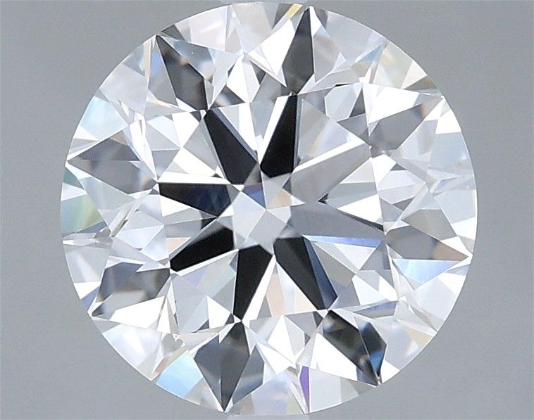 3.08ct Round E VVS2 Lab-Grown Diamond