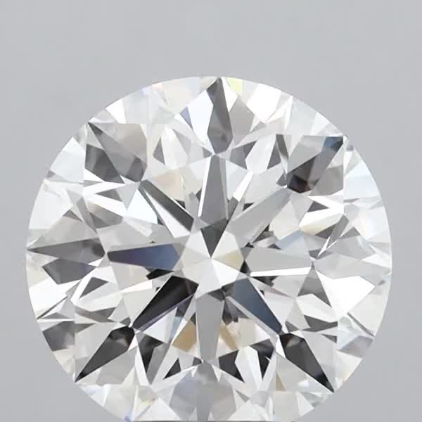 3.76ct Round F VVS2 Lab-Grown Diamond
