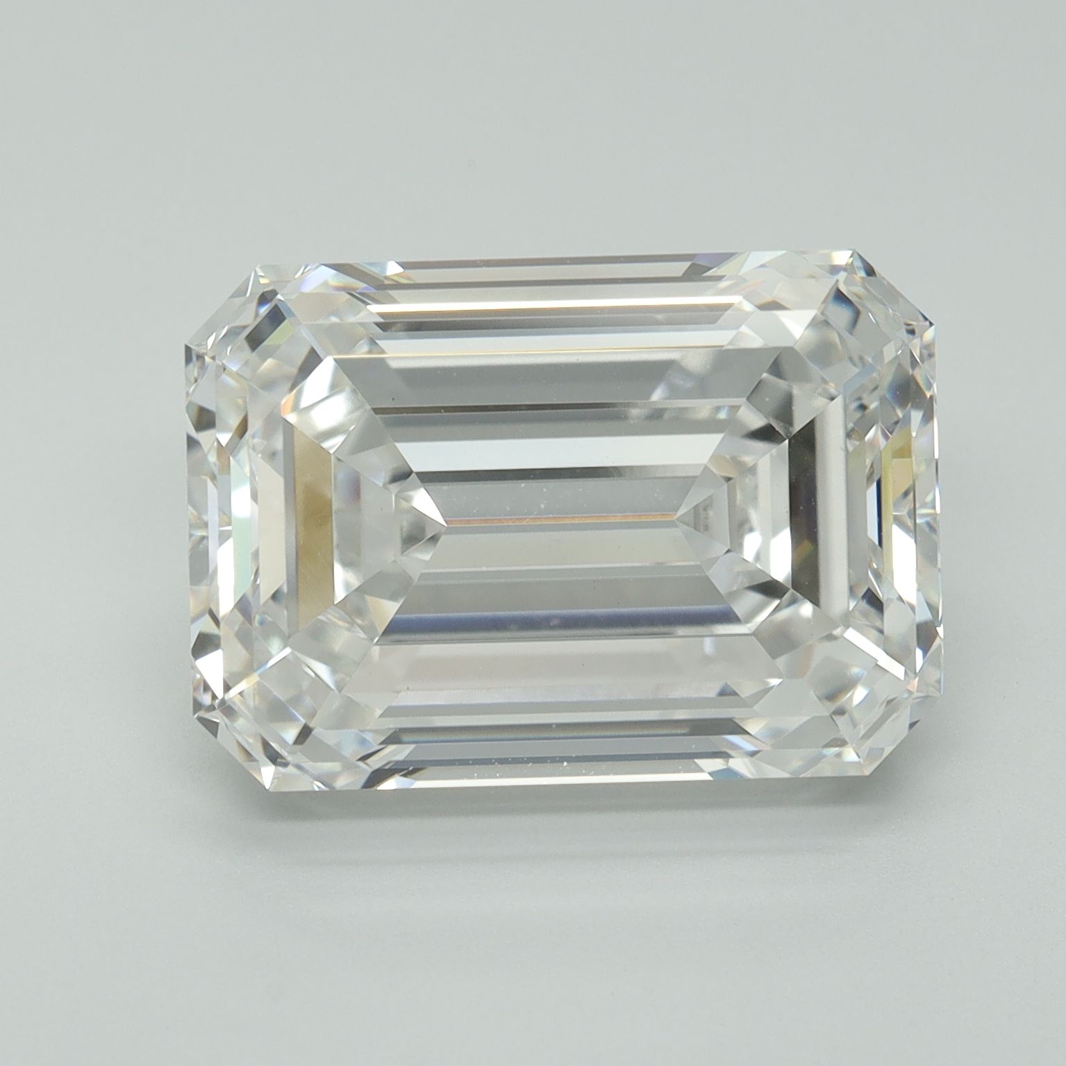 10.07 Carat EMERALD Shape F Colour VVS2 Clarity  Cut - White Lab Diamond - 1274509