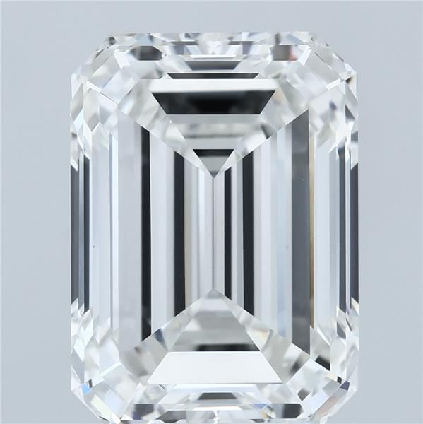 10.25 Carat EMERALD Shape F Colour VS1 Clarity  Cut - White Lab Diamond - 1104412
