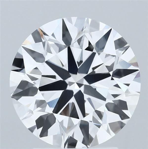 2.77ct Round E VVS2 Lab-Grown Diamond