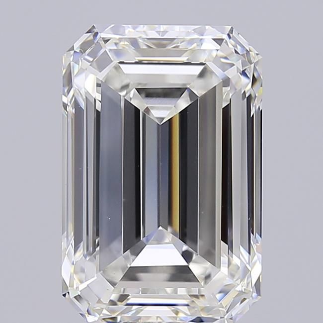 10.09 Carat EMERALD Shape E Colour VVS2 Clarity  Cut - White Lab Diamond - 1049167