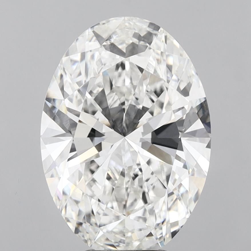6.08ct Oval F VVS2 Lab-Grown Diamond