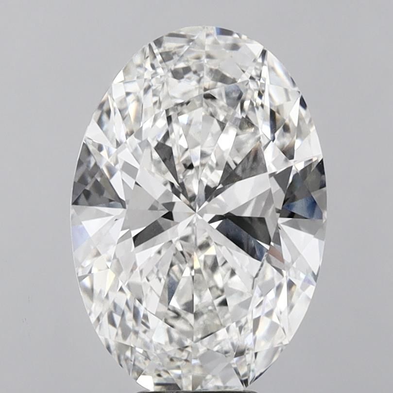 7.09ct Oval F VVS2 Lab-Grown Diamond