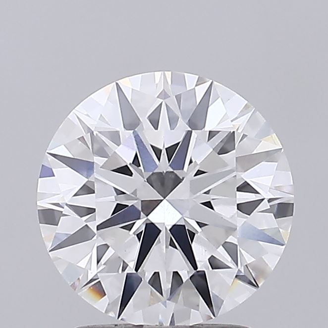 2.2ct Round F VVS2 Lab-Grown Diamond