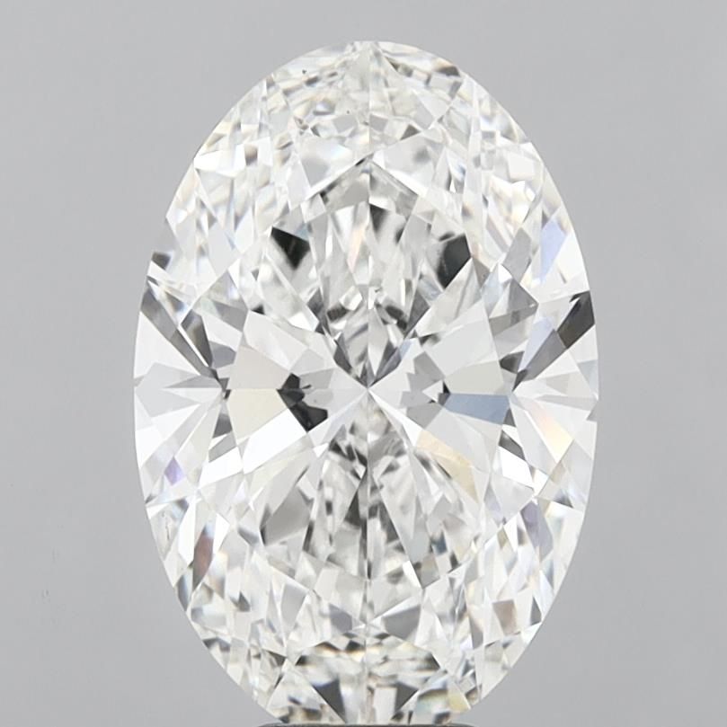 7.06ct Oval F VS2 Lab-Grown Diamond
