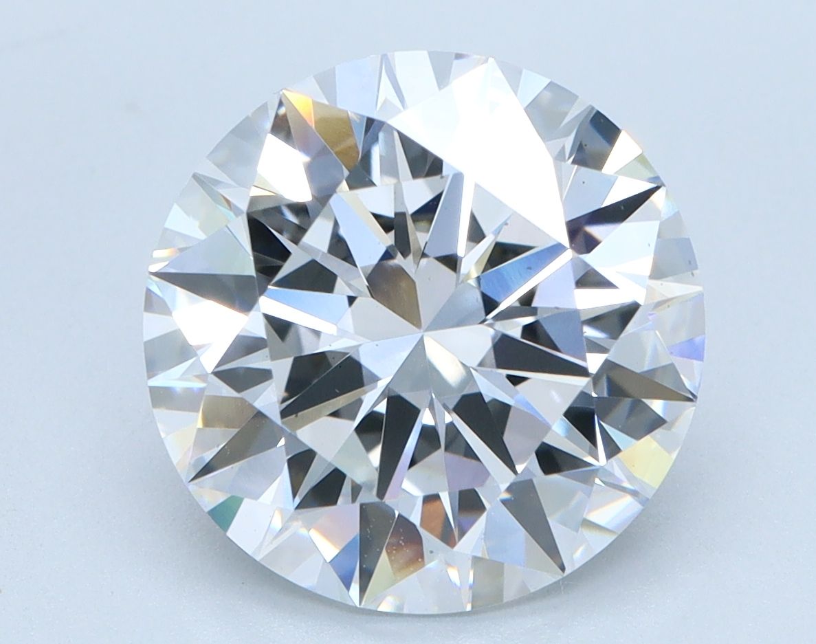 3.9ct Round D VS2 Lab-Grown Diamond