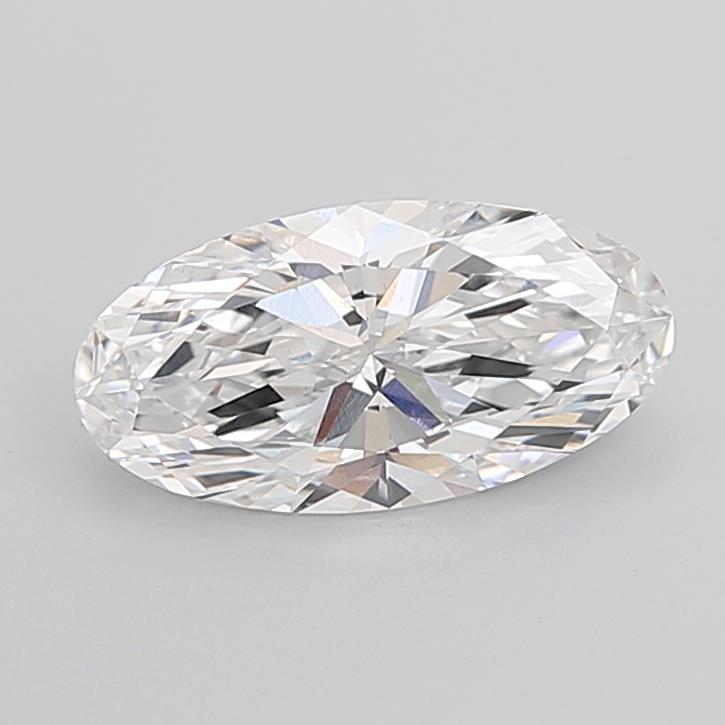 3.41ct Moval D VVS2 Lab-Grown Diamond