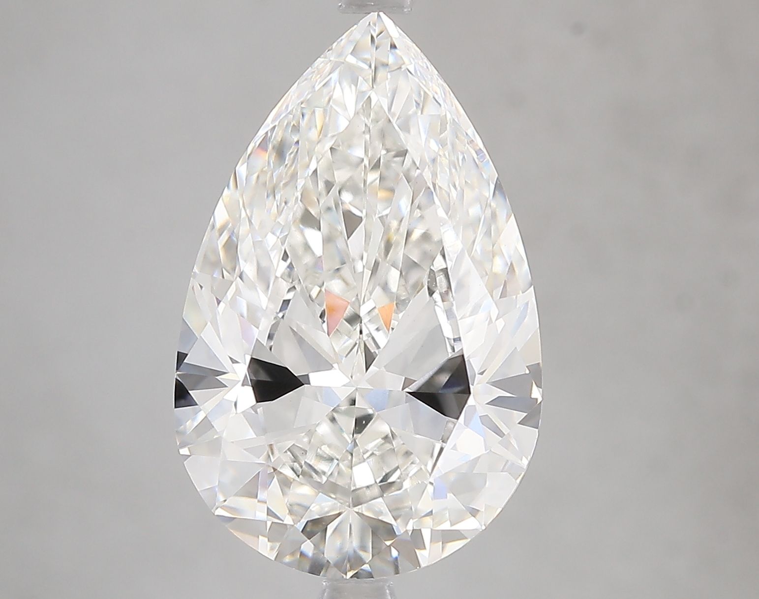 7.01ct Pear F VVS2 Lab-Grown Diamond