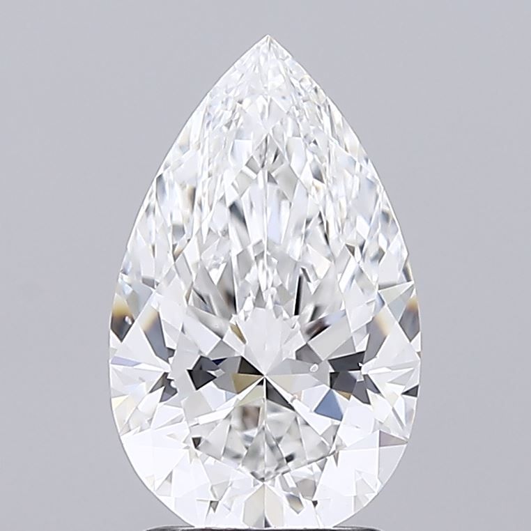 2.07ct Pear E VVS2 Lab-Grown Diamond