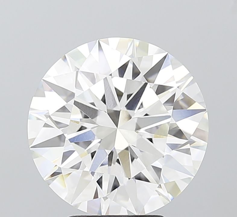 4.06ct Round F VVS2 Lab-Grown Diamond