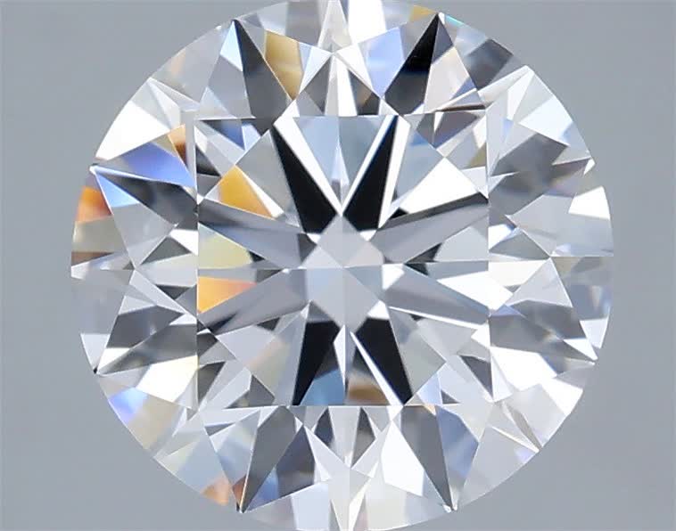 2.75ct Round D VS1 Lab-Grown Diamond