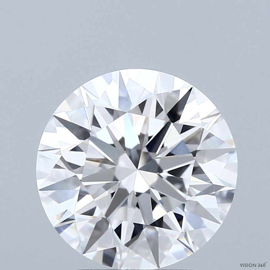 3.8ct Round E VVS2 Lab-Grown Diamond