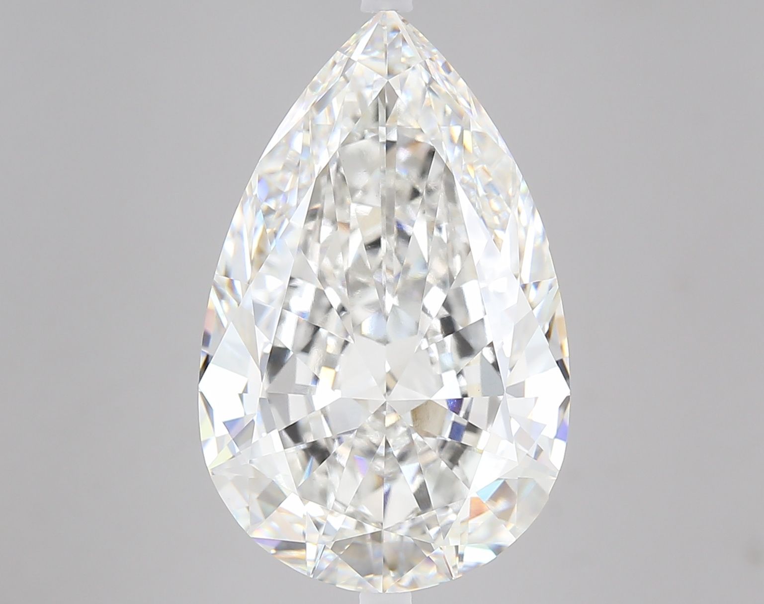 10.02 Carat PEAR Shape E Colour VVS2 Clarity  Cut - White Lab Diamond - 1928622