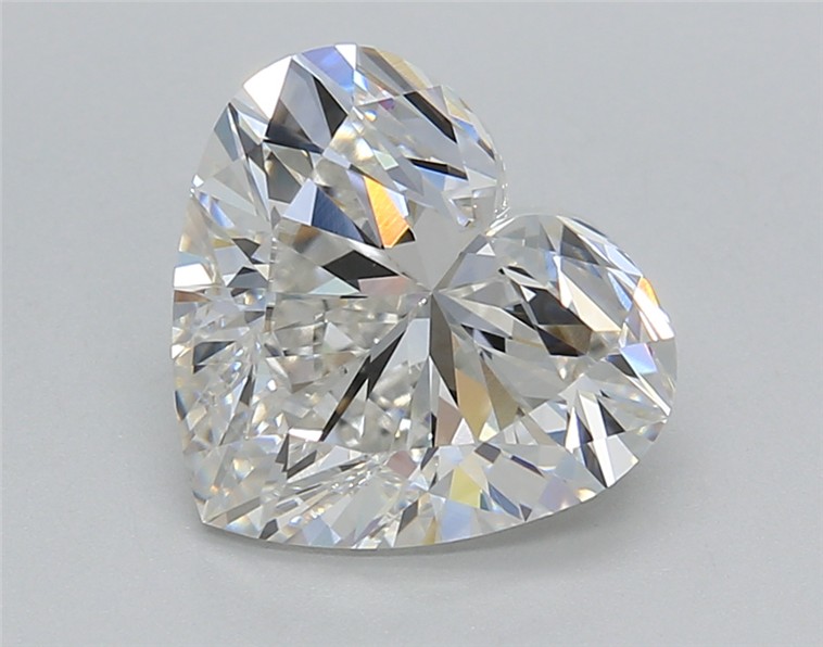 3ct Heart F VVS1 Lab-Grown Diamond