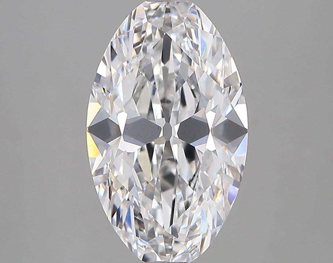 2.76ct Moval D VVS2 Lab-Grown Diamond