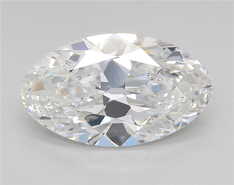 3.57ct Moval D VVS1 Lab-Grown Diamond