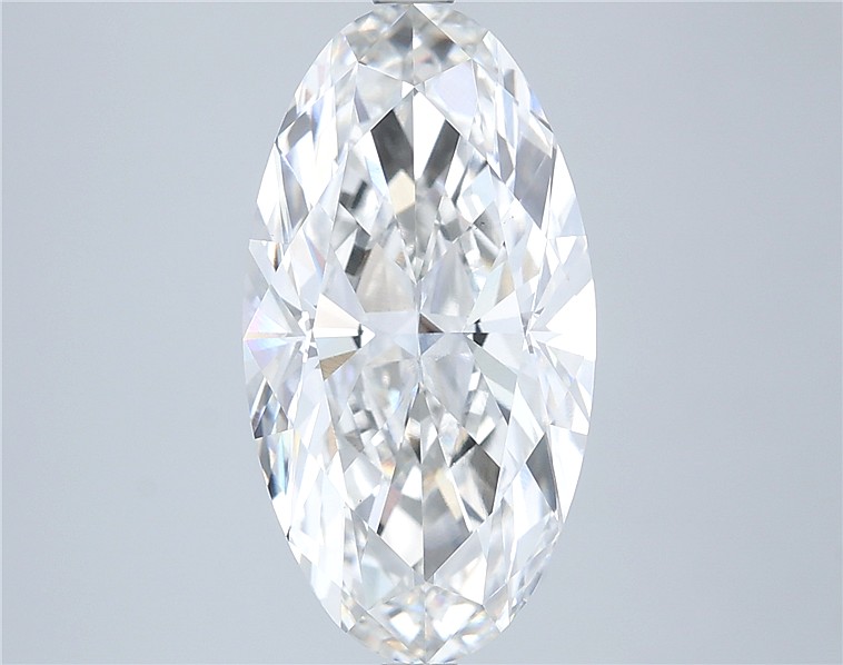 4.09ct Moval F VS1 Lab-Grown Diamond
