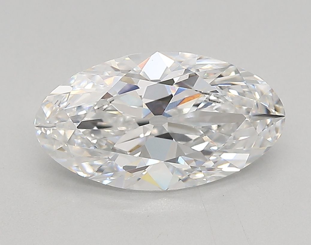1.83ct Moval D VVS2 Lab-Grown Diamond