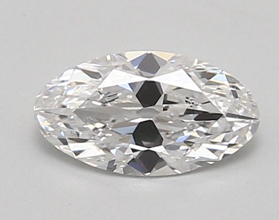 0.85ct Moval D VVS2 Lab-Grown Diamond