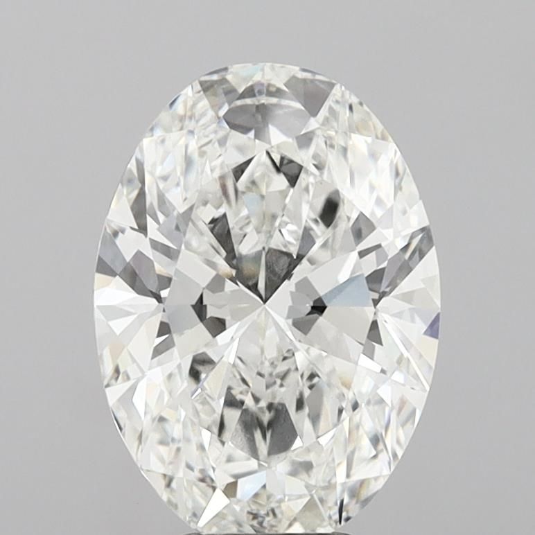 6.09ct Oval F VVS2 Lab-Grown Diamond