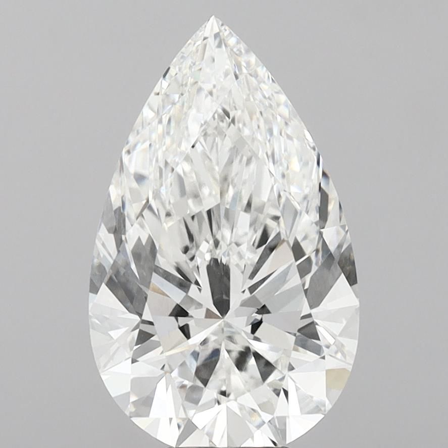 8.1ct Pear F VVS2 Lab-Grown Diamond
