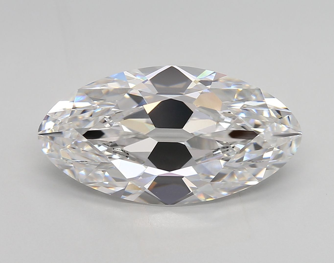 6.05ct Moval D VVS1 Lab-Grown Diamond