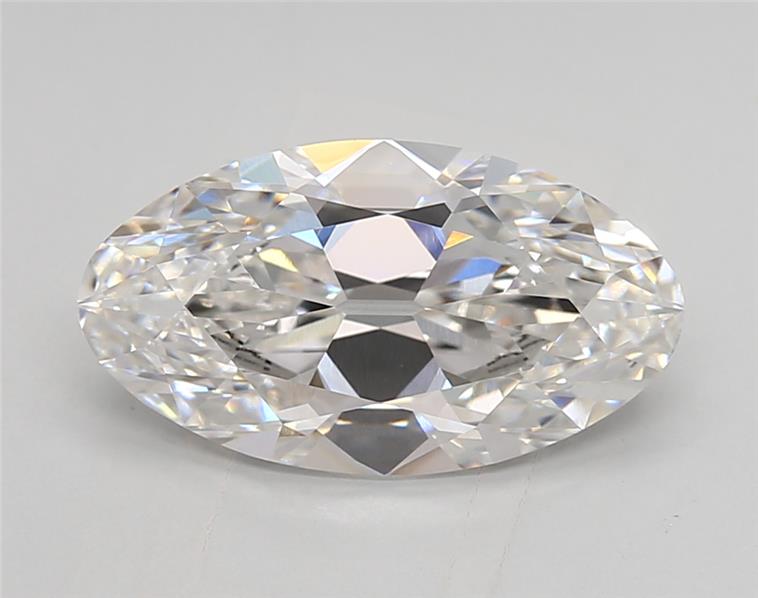 3.01ct Moval E VVS1 Lab-Grown Diamond