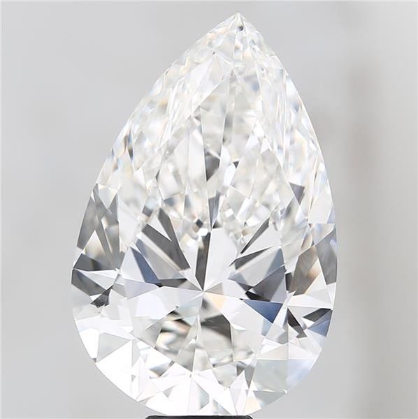 15.09 Carat PEAR Shape F Colour VVS2 Clarity  Cut - White Lab Diamond - 1087342