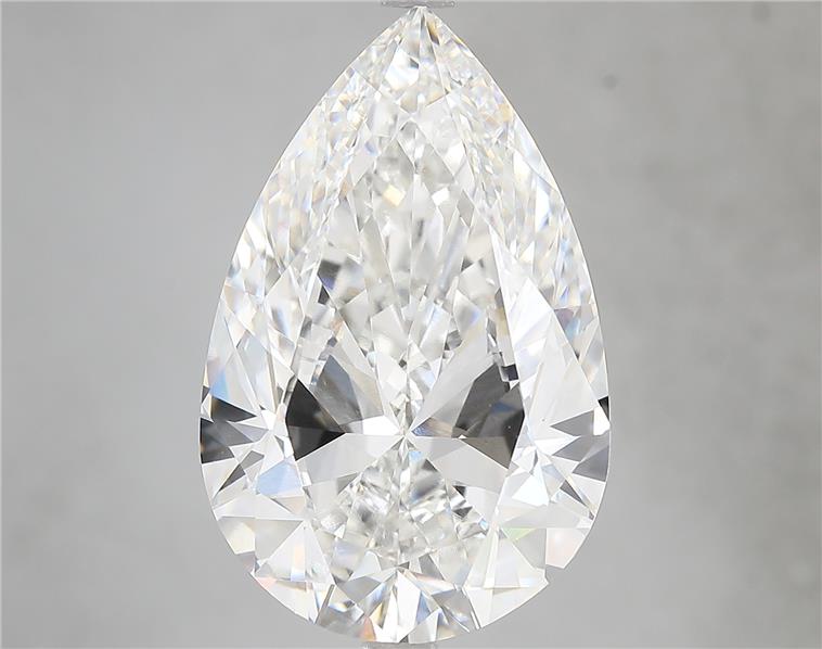 10.51 Carat PEAR Shape F Colour VVS2 Clarity  Cut - White Lab Diamond - 1339346