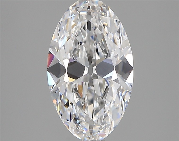 2.17ct Moval D VVS1 Lab-Grown Diamond
