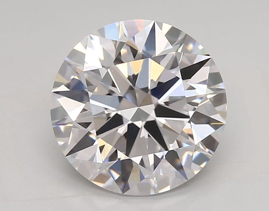 3.3ct Round D VVS2 Lab-Grown Diamond
