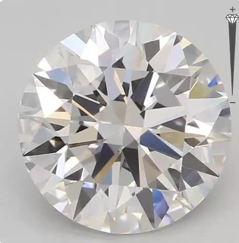 1.56ct Round D VS1 Lab-Grown Diamond