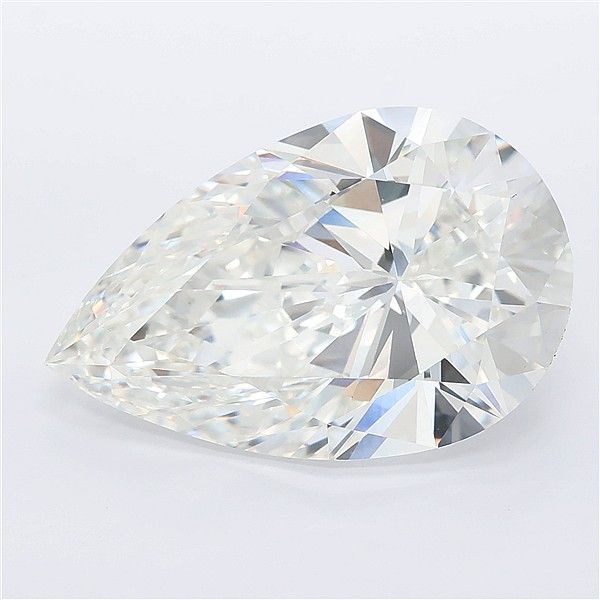 10.08 Carat PEAR Shape F Colour VVS2 Clarity  Cut - White Lab Diamond - 1344203