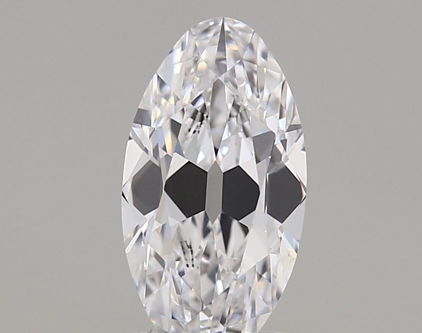 1.37ct Moval D VVS2 Lab-Grown Diamond