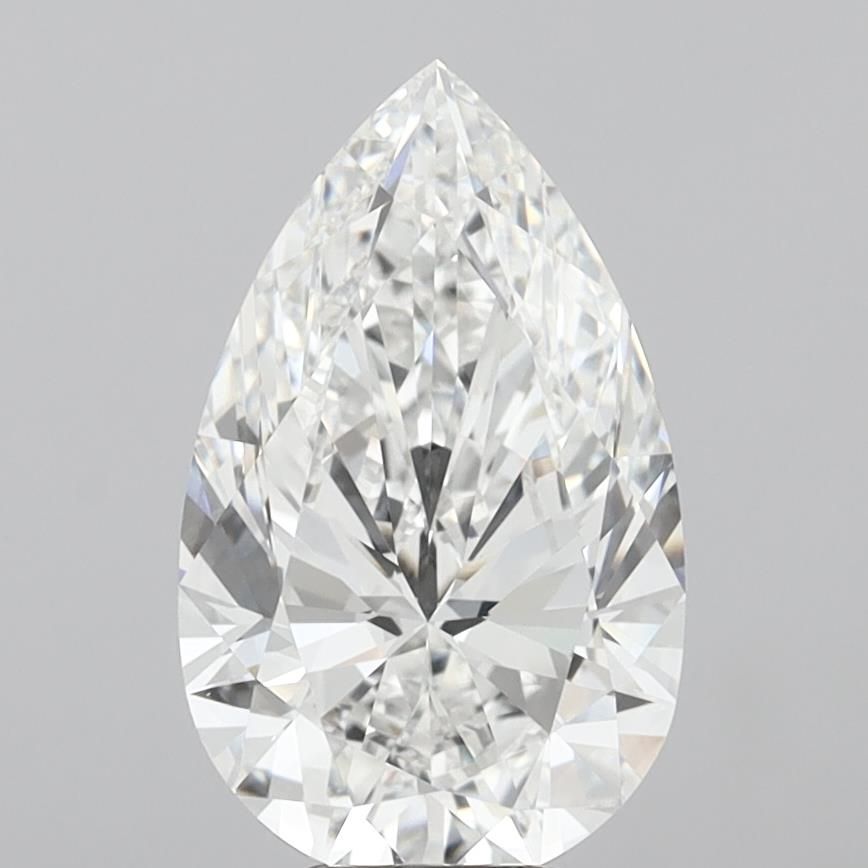 7.04ct Pear E VVS2 Lab-Grown Diamond