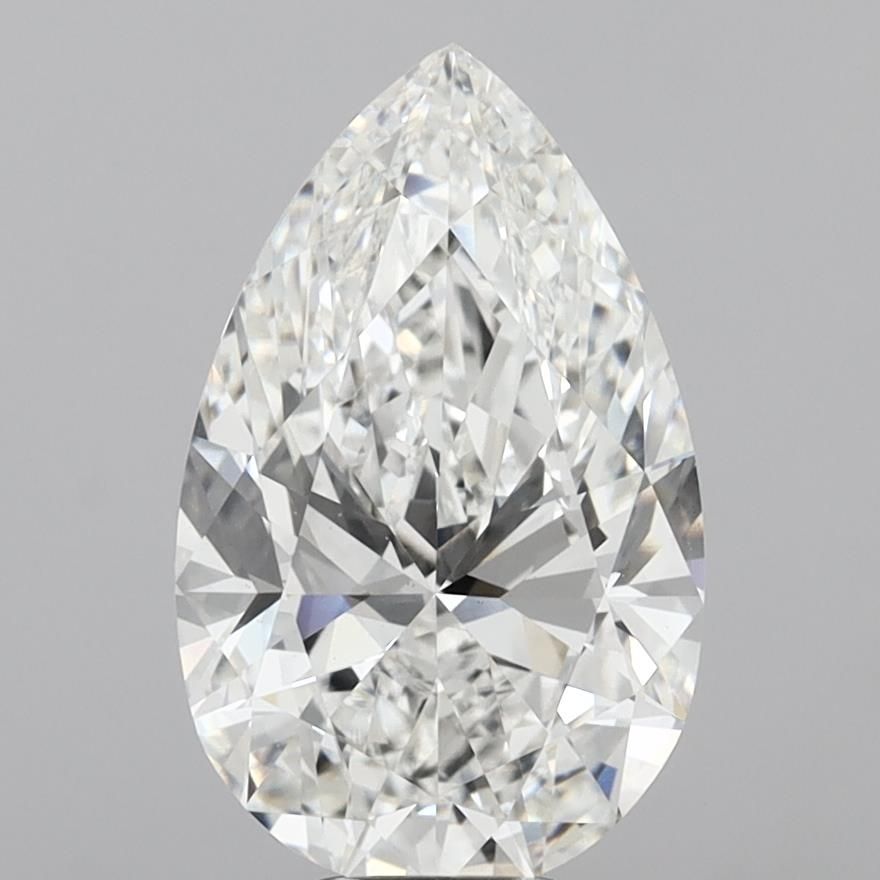 8.01ct Pear F VS1 Lab-Grown Diamond