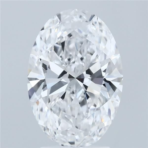 3.08ct Oval D VVS1 Lab-Grown Diamond