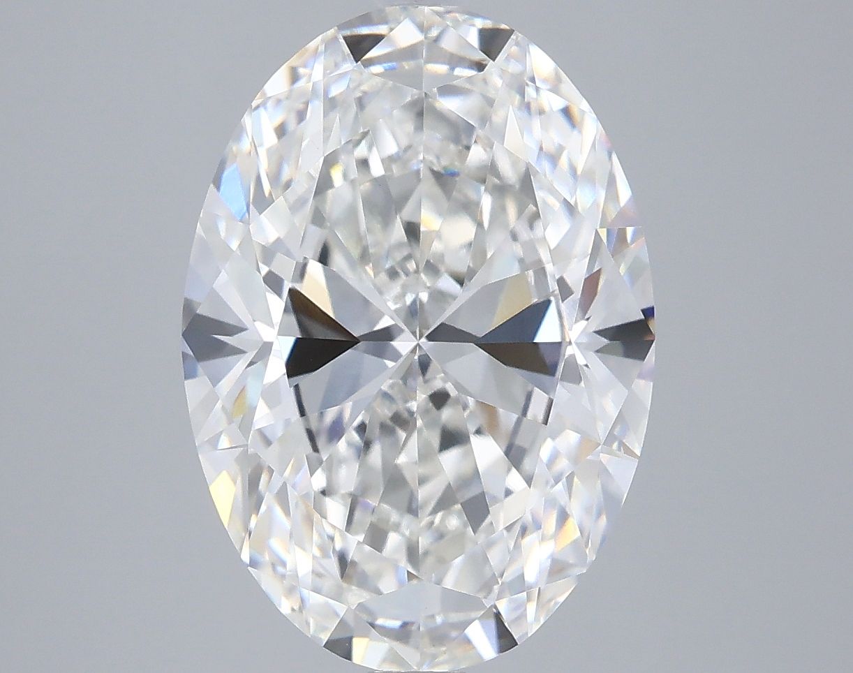 5.54ct Oval F VVS2 Lab-Grown Diamond