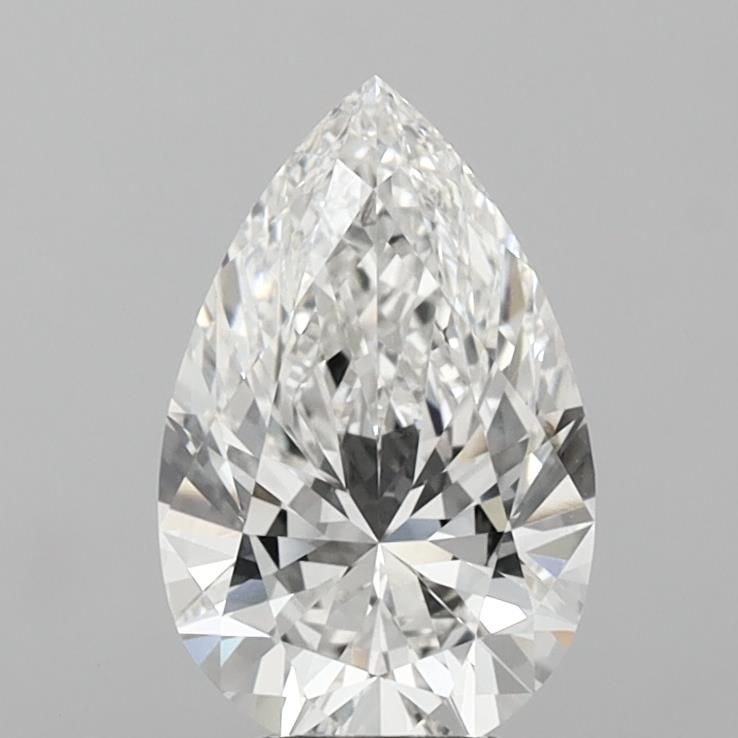 4.05ct Pear F VVS2 Lab-Grown Diamond