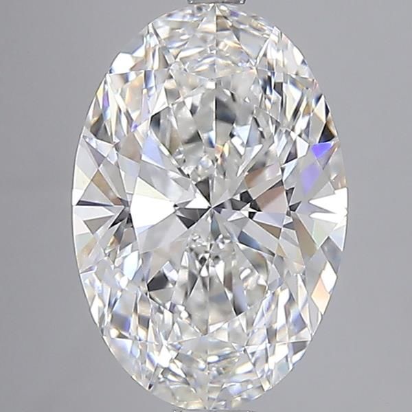 5.42ct Oval F VVS2 Lab-Grown Diamond