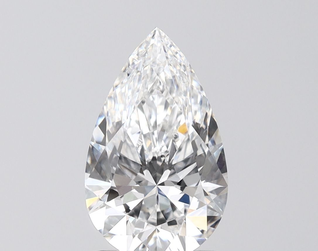 2.1ct Pear D VVS2 Lab-Grown Diamond