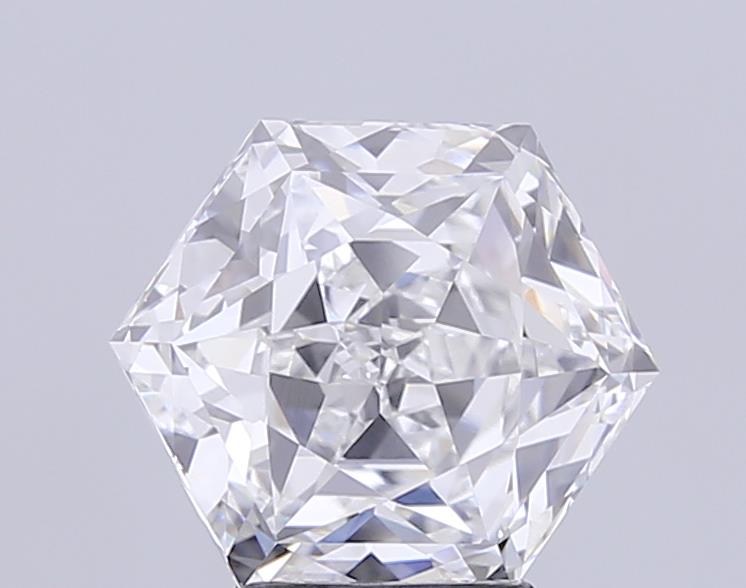 4.19ct Hexagonal E VVS2 Lab-Grown Diamond