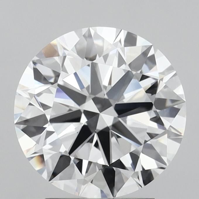 3ct Round F VVS2 Lab-Grown Diamond