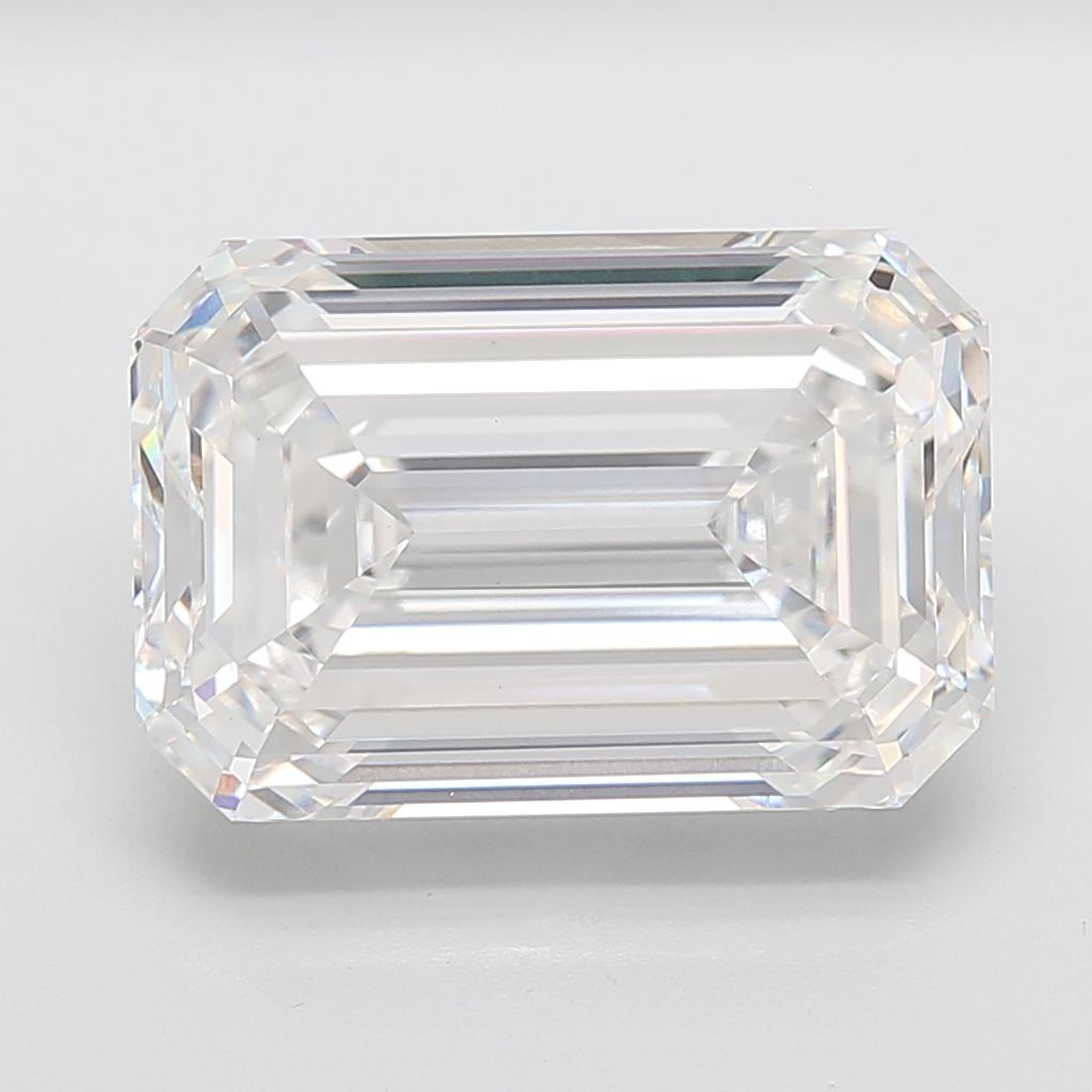 16.02 Carat EMERALD Shape E Colour VVS2 Clarity  Cut - White Lab Diamond - 1234306