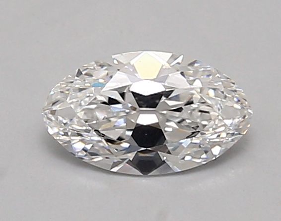 0.86ct Moval D VVS1 Lab-Grown Diamond