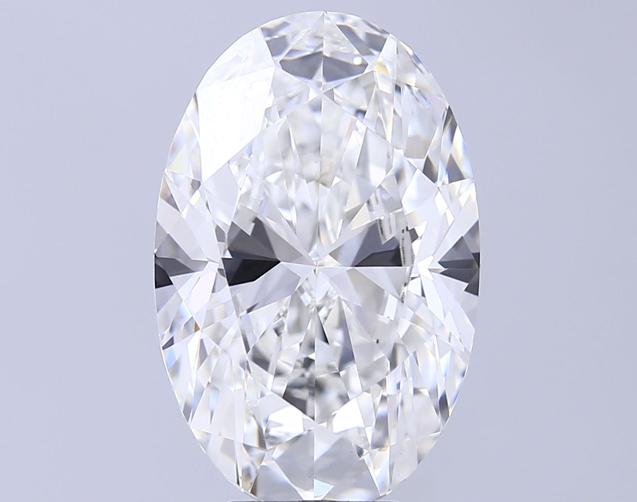 8.04ct Oval F VVS2 Lab-Grown Diamond