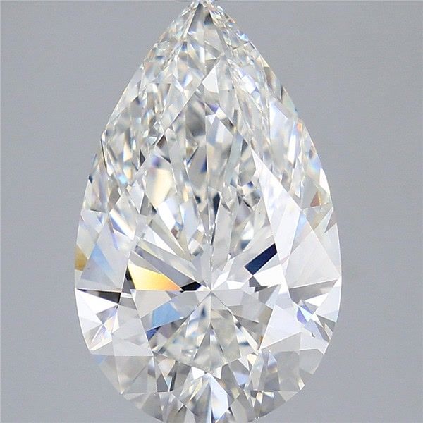 5.08ct Pear F VVS2 Lab-Grown Diamond
